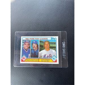 1983 topps Reggie Jackson,Gorman Thomas,￼ Dave Kingman, number 702 mint conditio